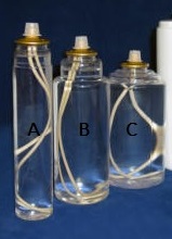  Oil Candles Disposable Clear Containers 