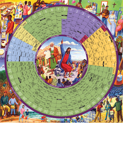 Year Of Grace Liturgical Calendar 2022 Poster - Laminated Mpn:yg2-21Ll Books Ccc - Catholicshop.ca