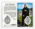  PRAYER CARD ST. PEREGRINE WITH MEDAL 