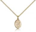  St. Agatha Medal - 14K Gold Filled - 3 Sizes 