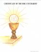  First Communion Certificate 100/box (ONLY 1 PKG LEFT) 