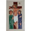  Stations of the Cross Colour Ceramic Set of 14 (15th Optional) 9 inch 