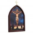  Stations of The Cross Wood Plaque Set of 14 inch scale 
