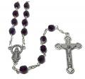  Rosary Red Garnet/Black 