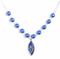  Pendant Mary Medal with Lamp Beads 