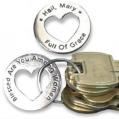  Pocket Token Coin Cross in My Pocket - Hail Mary 25/Pkg 