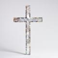  CROSS MOTHER OF PEARL SCALLOPED 10 inch 