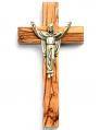  CRUCIFIX RISEN CHRIST OLIVE WOOD 4.75 inch 