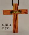  PENDANT RCIA CROSS OLIVE WOOD 