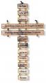  CROSS LORD'S PRAYER OLIVEWOOD 14.25 inch 