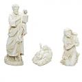  Holy Family Nativity Set Outdoor Garden 27 inch / Ivory 3 Pieces 