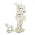  Nativity Shepherd 24 inch OUTDOOR or Indoor Ivory 2 Pieces (27" Scale) 