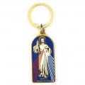  Key Chain Divine Mercy Enamelled 