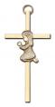  Children's Cross Praying Girl 4 inch 