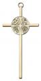  Cross RCIA Christian Life 6 inch Antique Gold & Brass 
