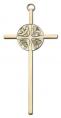  Cross RCIA Christian Life 6 inch Antique Gold & Brass 