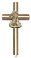  Children's Cross Guardian Angel Walnut 6 inch 