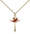  Confirmation Pendant Holy Spirit 14K Gold Filled 7/8" 