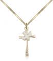  Confirmation Pendant Cross/Dove 14K Gold Filled 