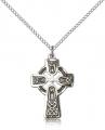  CROSS CELTIC Pendant Sterling Silver 1 inch 