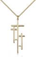  CROSS Pendant 14K Gold Filled 1-3/8 inch 