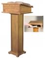  Lectern with Shelf Solid Wood Stands 43 inches 