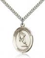  Sports Medal St. Christopher Rugby Pendant 1 inch 