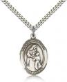  Blessed Caroline Gerhardinger Medal - Sterling Silver - 3 Sizes 