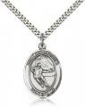  Sports Medal St. Christopher Hockey Pendant 1 inch 