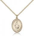  Mary Miraculous Medal - 14K Gold Filled - 3 Sizes 