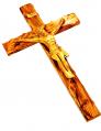  Crucifix OLIVE WOOD Hand Carved 27 inch 