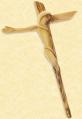  CRUCIFIX OLIVE WOOD 10 inch 