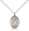  Sports Medal St. Christopher Wrestling Pendant 