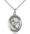  Sports Medal St. Christopher Hockey Pendant 3/4 inch 