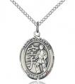  Sport Medal St. Christopher Karate Sterling Silver 