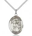  St. Sebastian Medal - Sterling Silver - 3 Sizes 