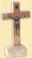  CRUCIFIX STANDING BETHLEHEM STONE 6 inch 