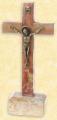  CRUCIFIX STANDING BETHLEHEM STONE 8 inch 