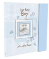  Book Baby Book Boy - Memories Blue Keepsake Photo Album Our Baby Boy Memory Book Baby Book with Bible Verses, the First Year 