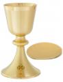  Chalice 12 oz and Scale Paten, Brushed Finish 
