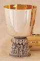  Chalice and Bowl Paten, Silver Brite Star, Twelve Apostles 