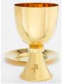  Chalice 24 oz and Well Paten, Chi Rho 