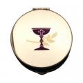  Pyx with Chalice Motif Holds 7 Hosts 