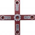  Advent Wreath Tabletop Wood & Pewter Celtic Knot 