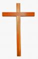  Cross 9" Wood 