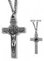  PENDANT JERUSALEM CROSS CRUCIFIX WITH RELIC 