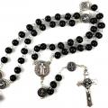  Rosary Black St. Benedict Wood 