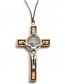  Pendant St. Benedict Olivewood Crucifix 