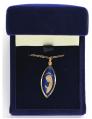 Pendant Mary with Blue Enamel 