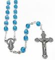  Rosary Blue Aqua Crystal 